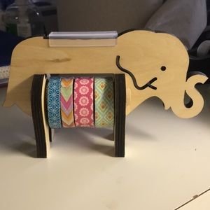 Washi tape holder and tape